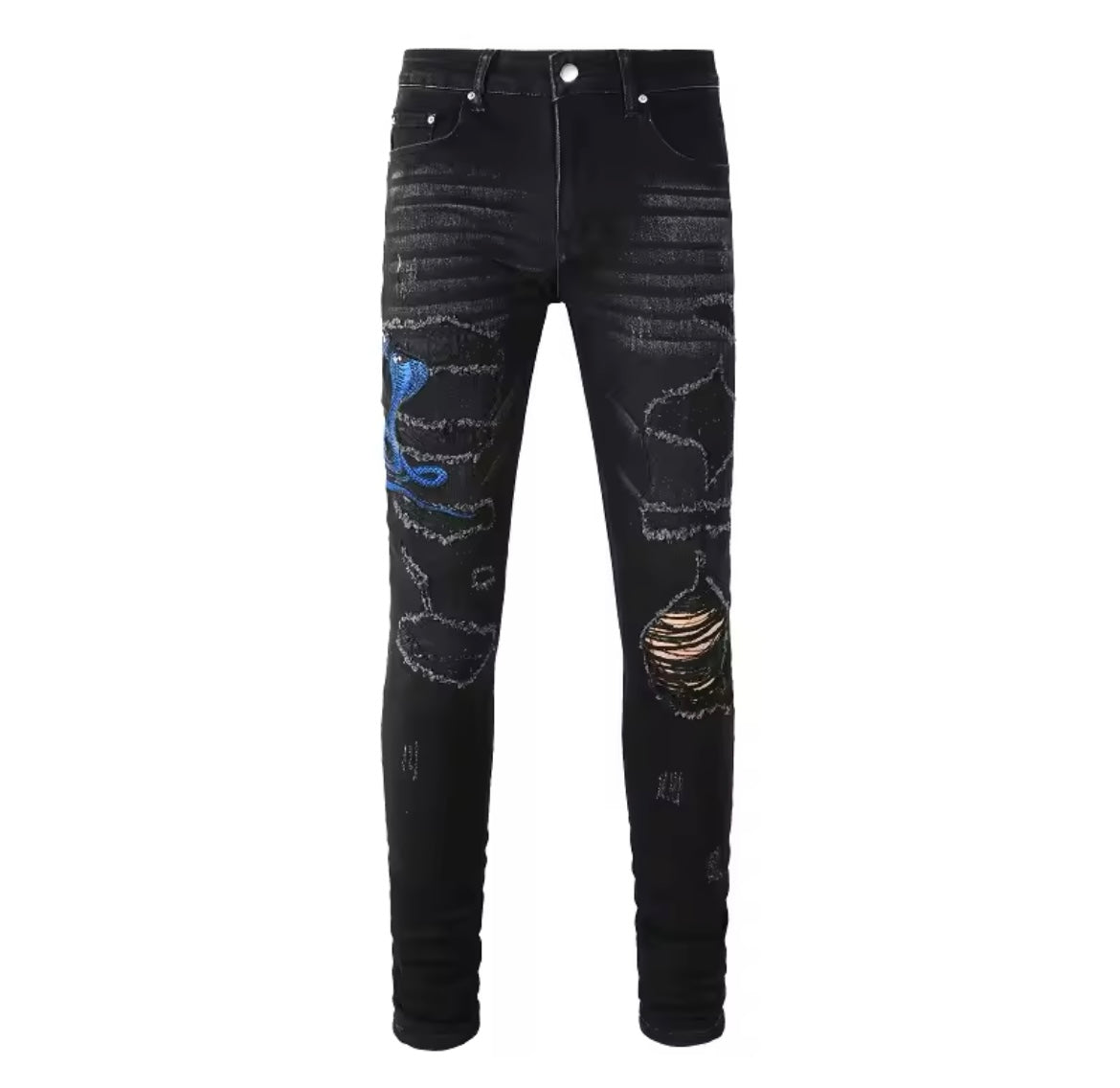 Cobra Jeans (Nero/Blu)