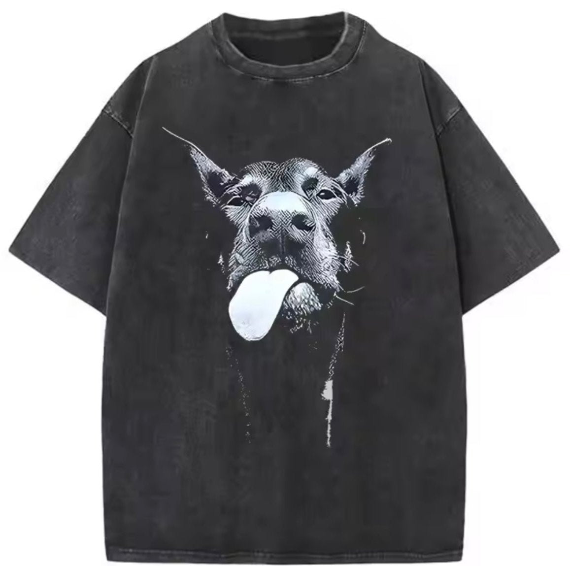 T-shirt oversize dobermann