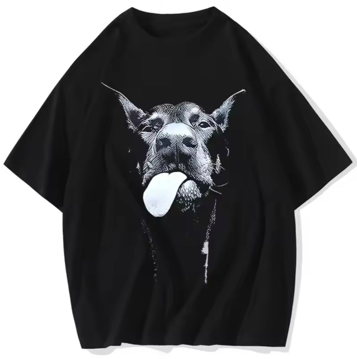 T-shirt oversize dobermann