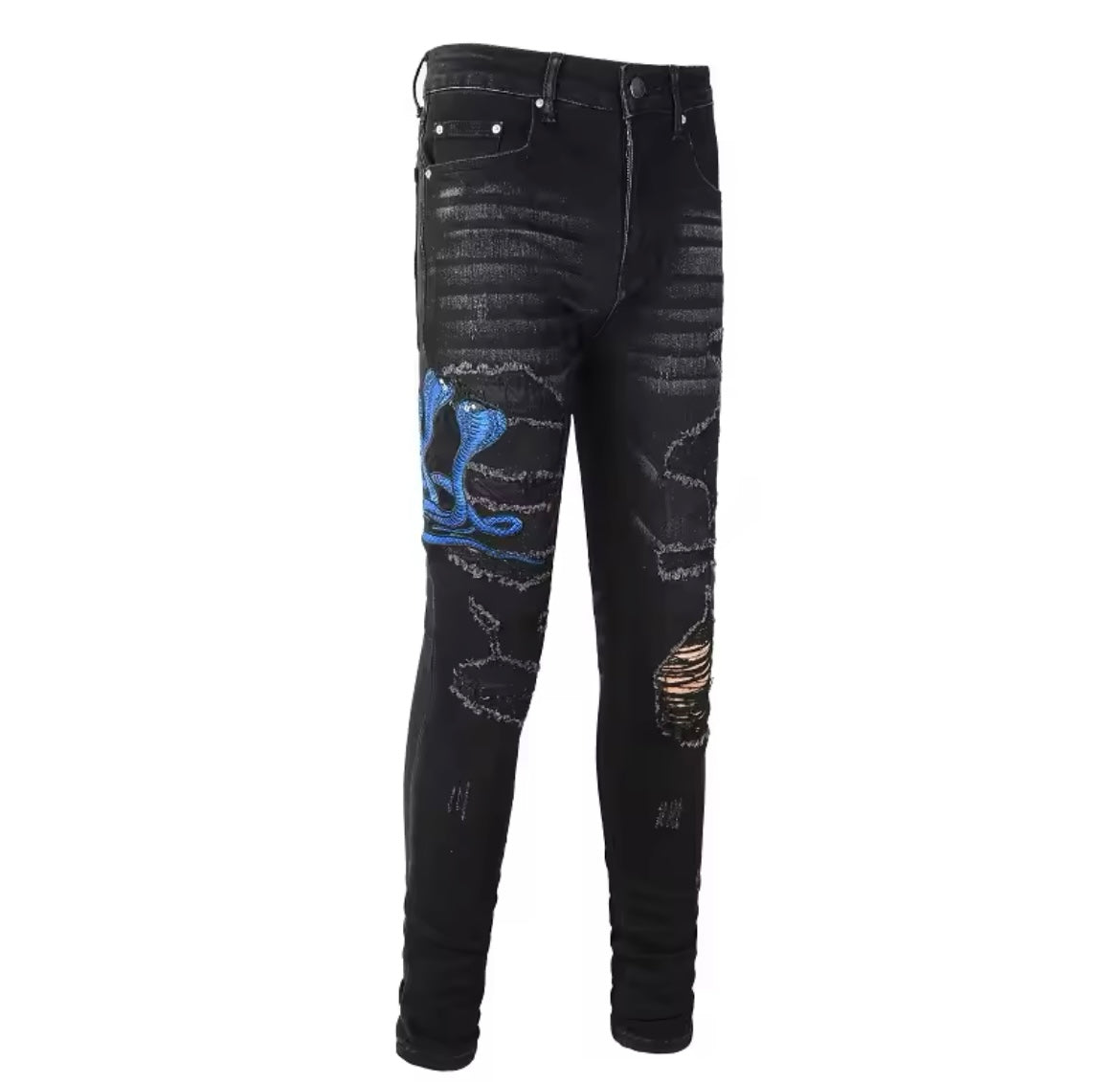 Cobra Jeans (Nero/Blu)