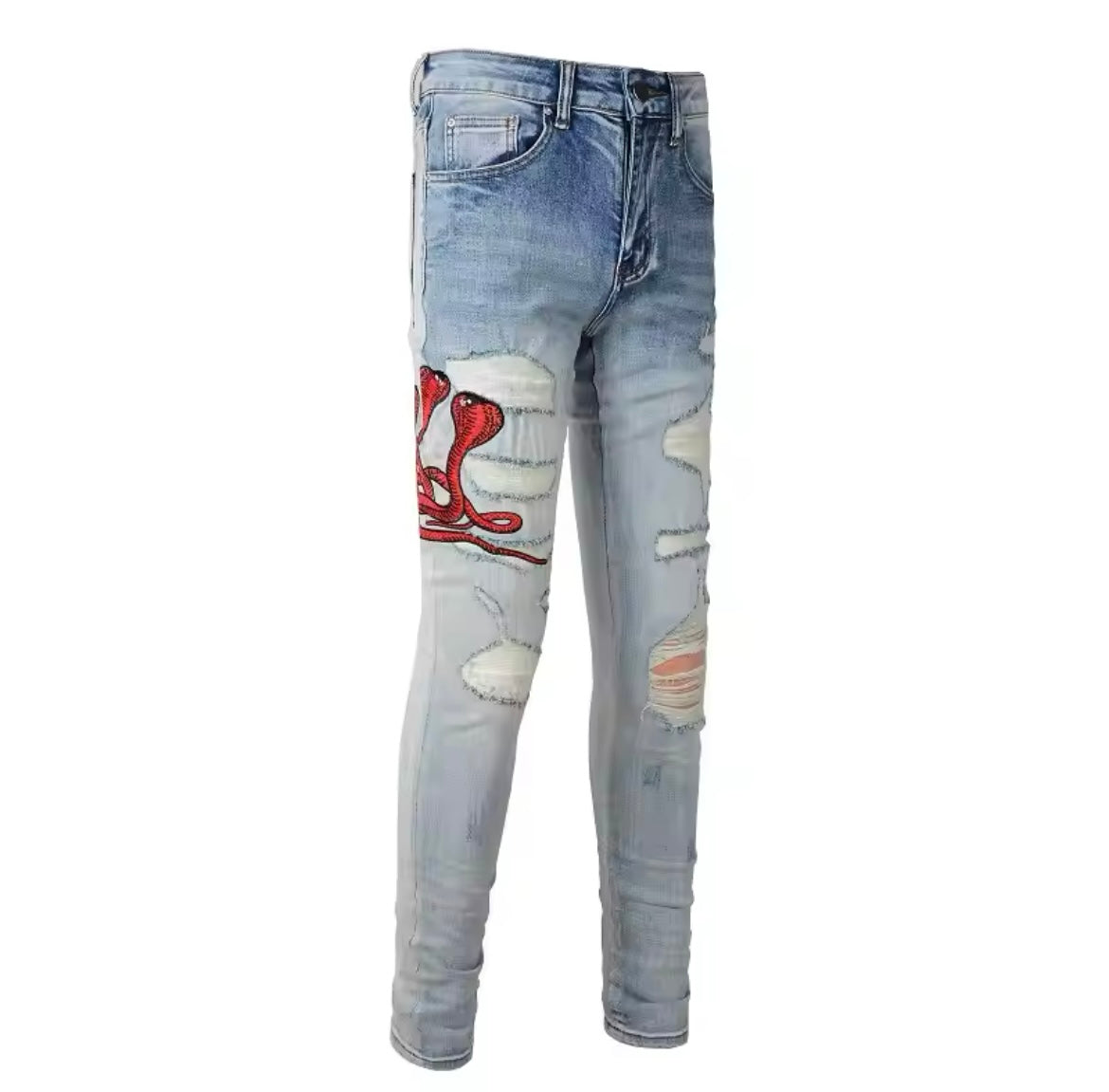 Cobra Jeans (Azzurro/Rosso)