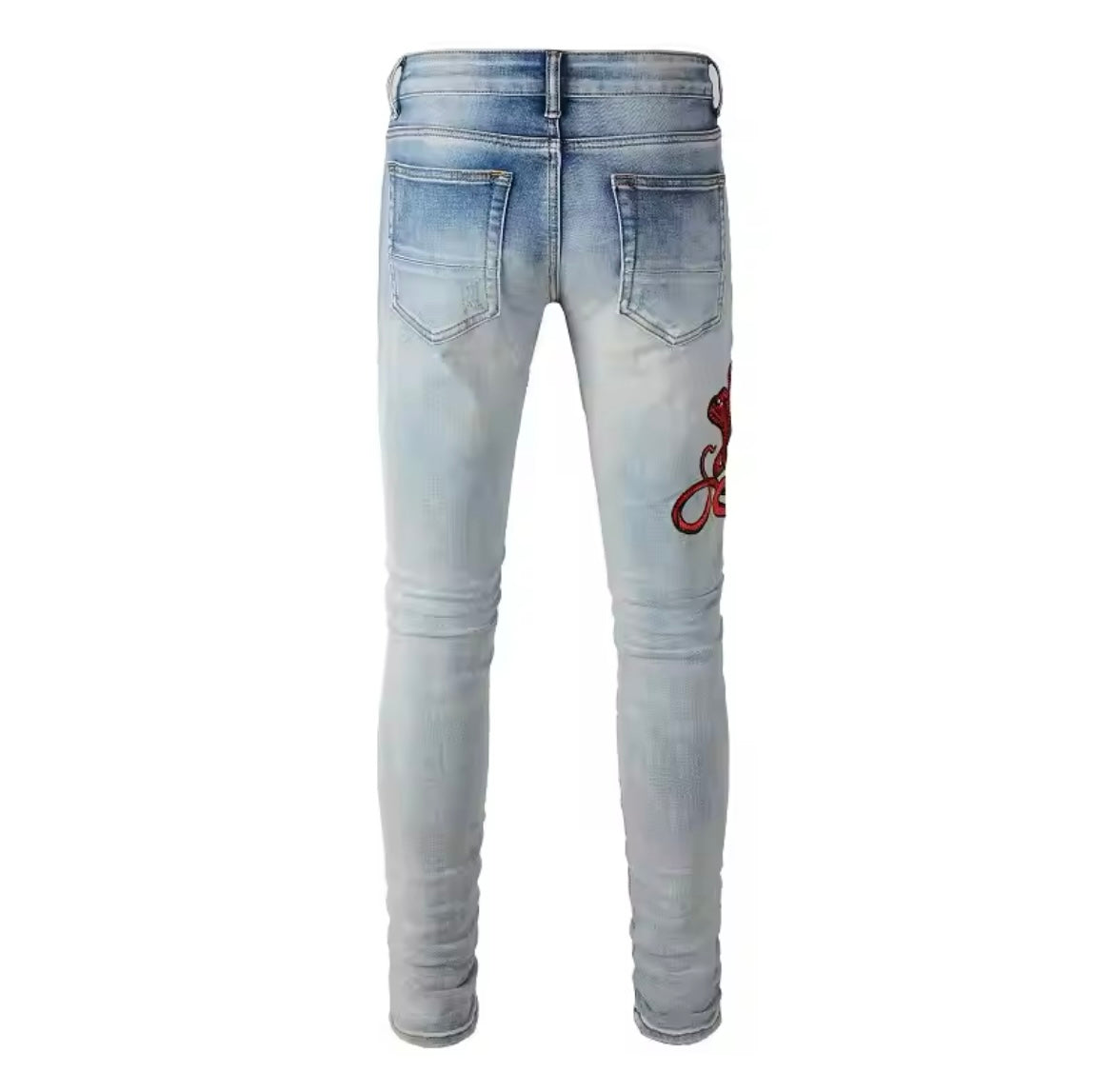 Cobra Jeans (Azzurro/Rosso)